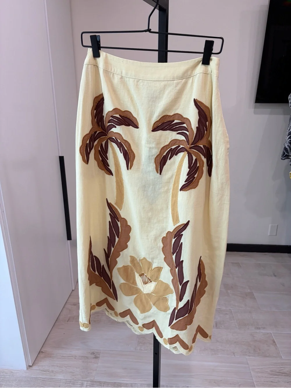 Farm Rio: SUMMER CUTWORK
SAND SKIRT - Picture 4 of 15